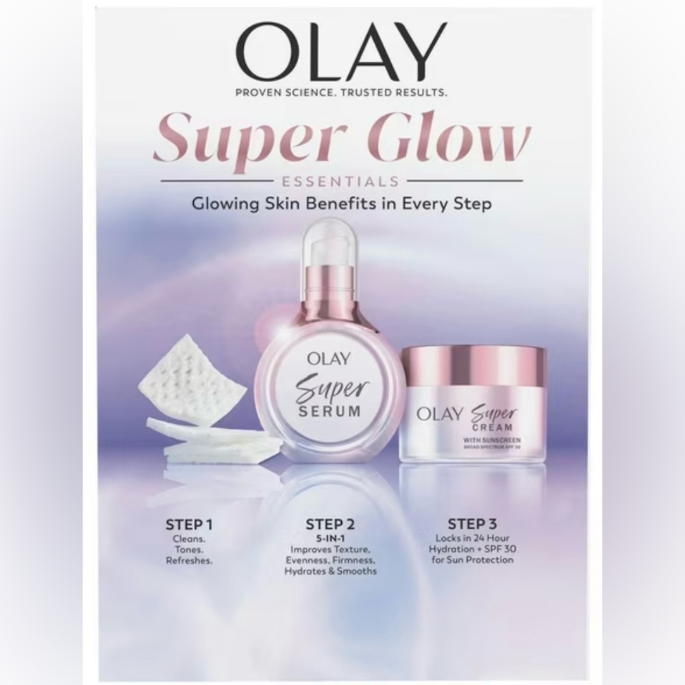 OLAY Super Glow Kit: receive a gift with purchase